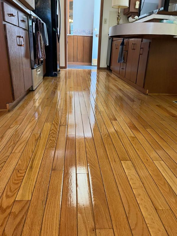Hardwood Floor Cleaning Results